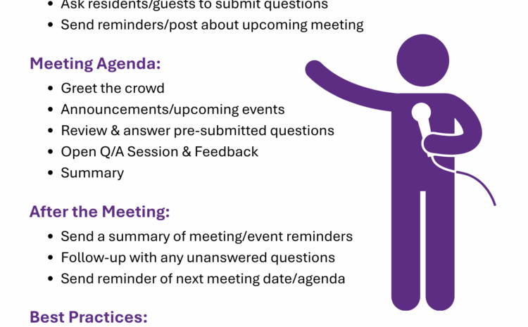  Town Hall Tips & Talking Points